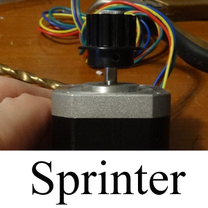 Stepping Motor X/Y/Z/E Sprinter Firmware Calculator