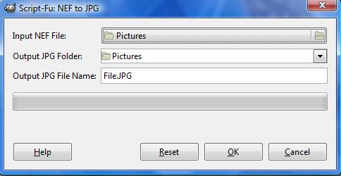 The NEF to JPG option.