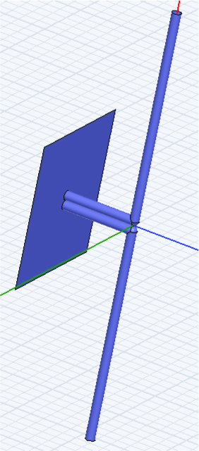 HFSS Simulation Software Model.
