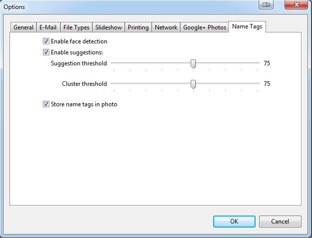 Enabling Embedded XMP Image Tags Within Picasa.