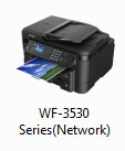 WF-3530 Series(Network) Printer Icon.